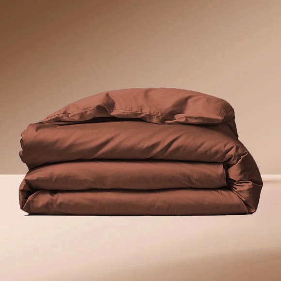Eucalypso Home Other - Eucalypso Home Terracotta Heavenly Duvet Cover & Silky Pillowcase Set